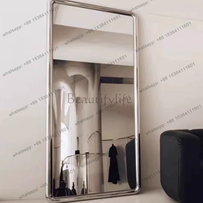 Modern Minimalism whole body mirror large Clothing store changing room Floor standing full-length mirror living room furniture