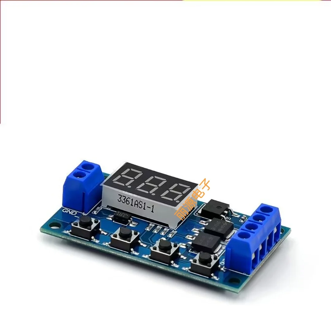 10PCS Trigger cycle timing delay switch circuit with dual MOS transistor control board replacing relay module 12 24V