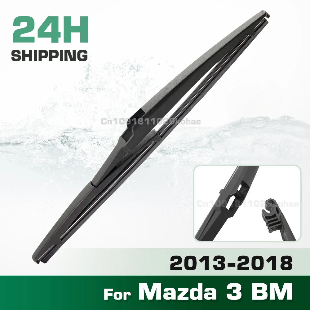 GREATROAD Wiper 12" Rear Wiper Blades Set For Mazda 3 BM 2013 - 2018 Windshield Windscreen Window Brushes