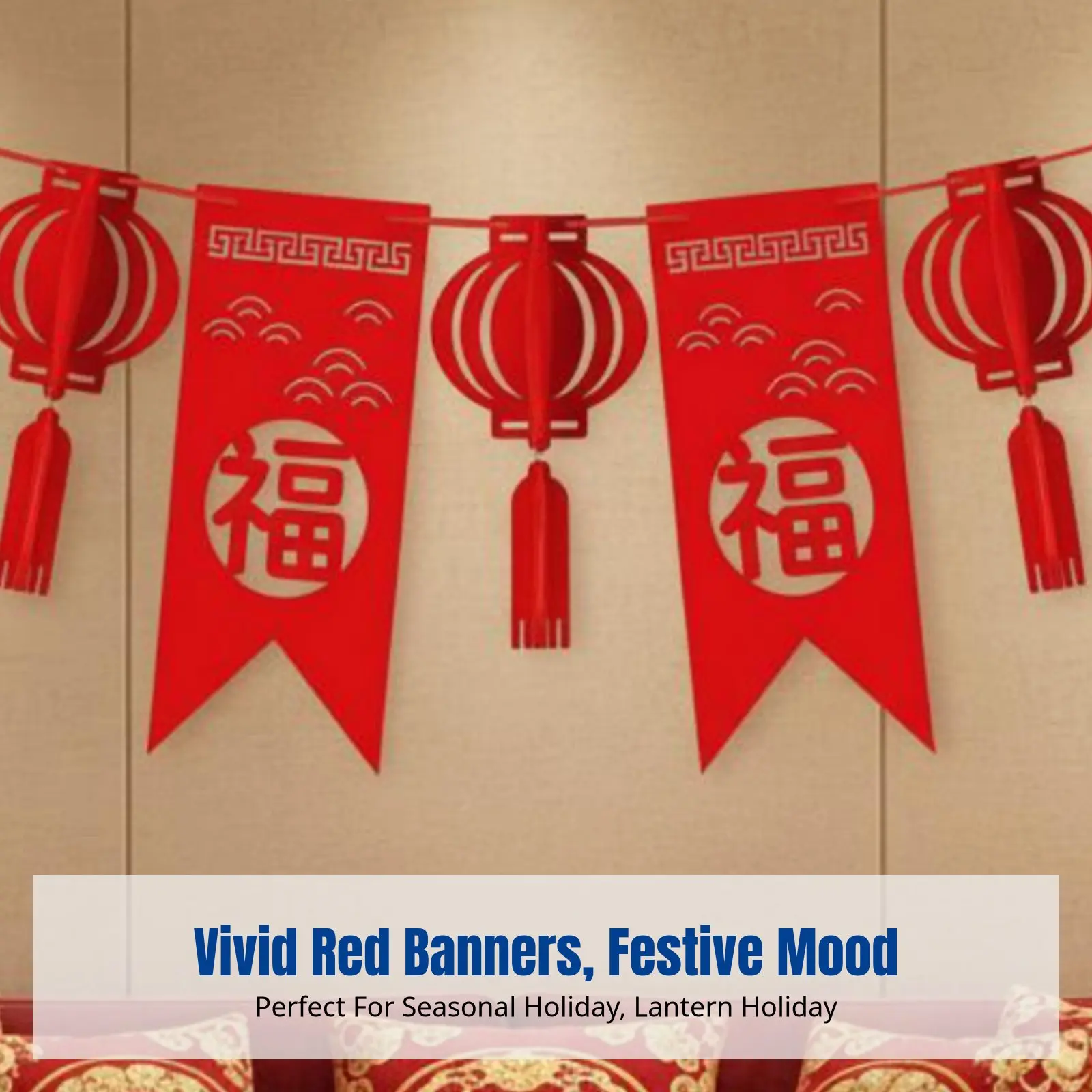 Festive Lantern Banner for Celebrations