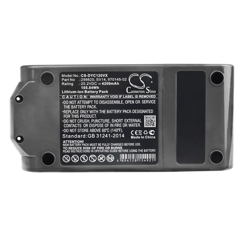 Vacuum 4200mAh Battery For Dyson 299820 970145-02 SV14 Absolute Pro Extra SV14 V11 Absolute Extra 269232-01 292723-01 268804-01