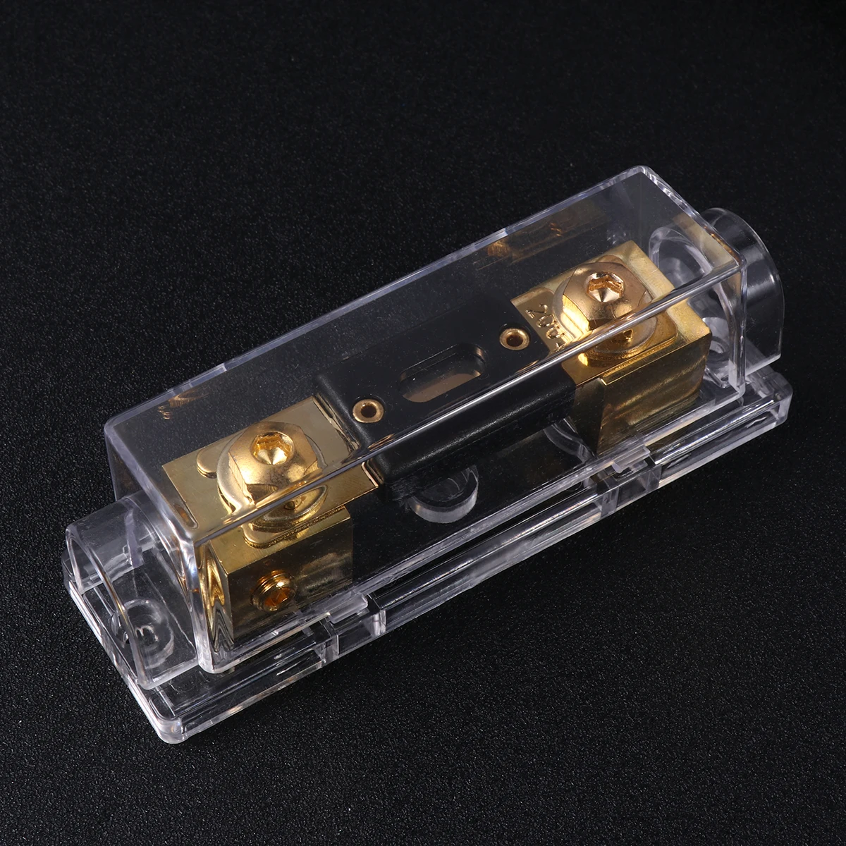 

200A Out Fuse Holder Car Audio Inline Mini ANL Fuse Holder Speaker Modification Accessory with Fuse (White)