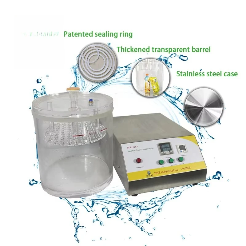 

SKZ1016A Vacuum Seal Leak Tester Secure Water Hardness Seal Tester for Food Packaging