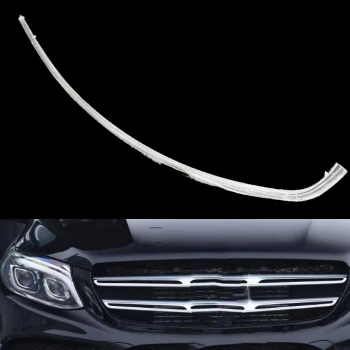 

НОВАЯ фара, светодиодная оптоволоконная световая панель, трубки DRL, линии света для Mercedes W166 GLE Class 2016 2017 2018 2019