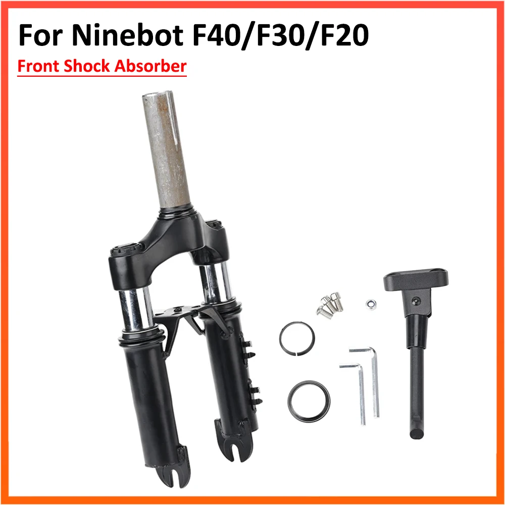 Fork Shock Suspension for Ninebot F40 F30 F20 F20D Electric Scooter Absorber Assembly Extended Kickstand Modified Parts