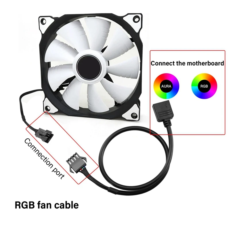 4 Stücke RGB Verlängerungskabel 12 V 4 Pin Auf SM 4Pin Weibliche ARGB Stecker Adapterkabel Für Computer Lüfter Motherboard LED Streifen