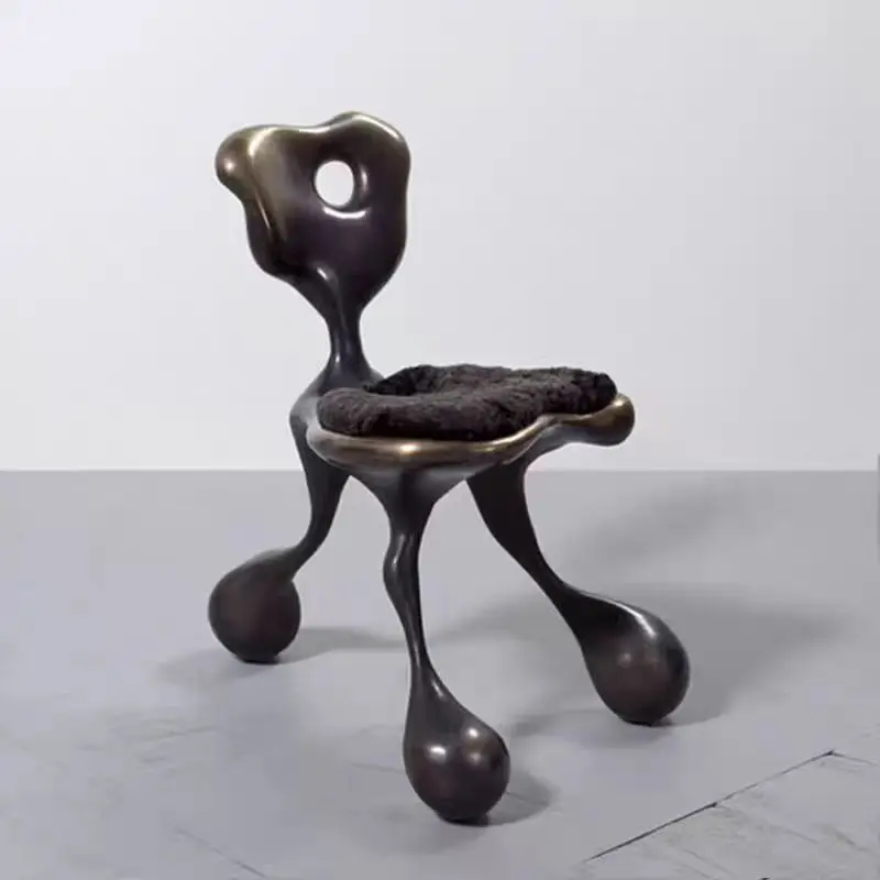 

✿–q New Arrivals Designer Lounge FRP Chair Creative Single Seat Minimalist Vintage Style for Hotel Dining Leisure Customization