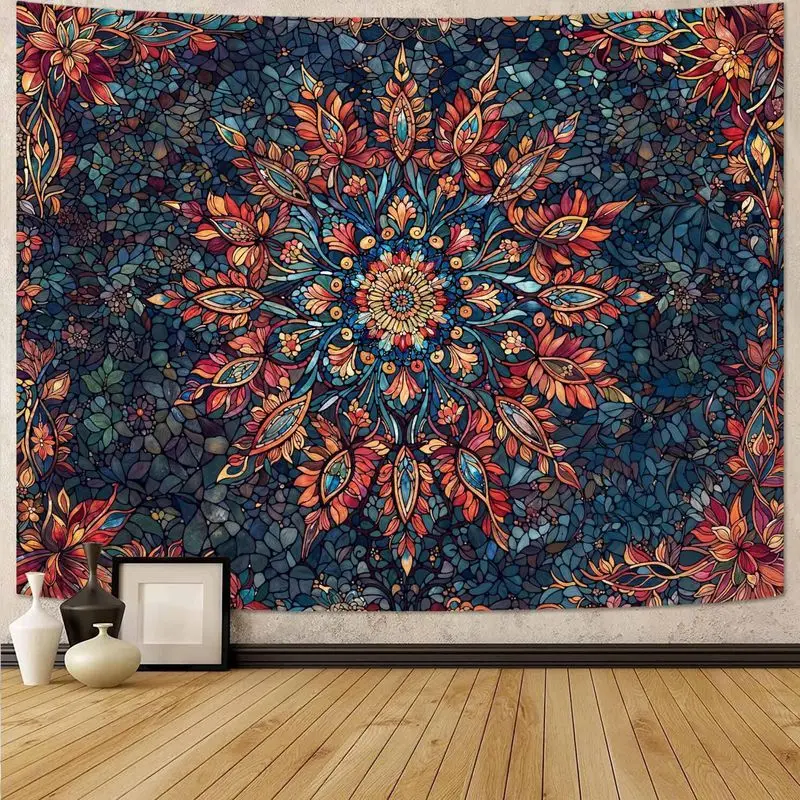 VIKAMA Retro Sun Moon Constellation Tapestry, Bohemian Celestial Wall Hanging for Bedroom Living Room Galaxy Decor
