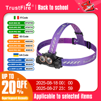 Trustfire H7R USB Rechargeable Headlamp 2000 Lumen Red White LED Work Light 4000K CRI95 Head with Spotlight Floodlight Red light