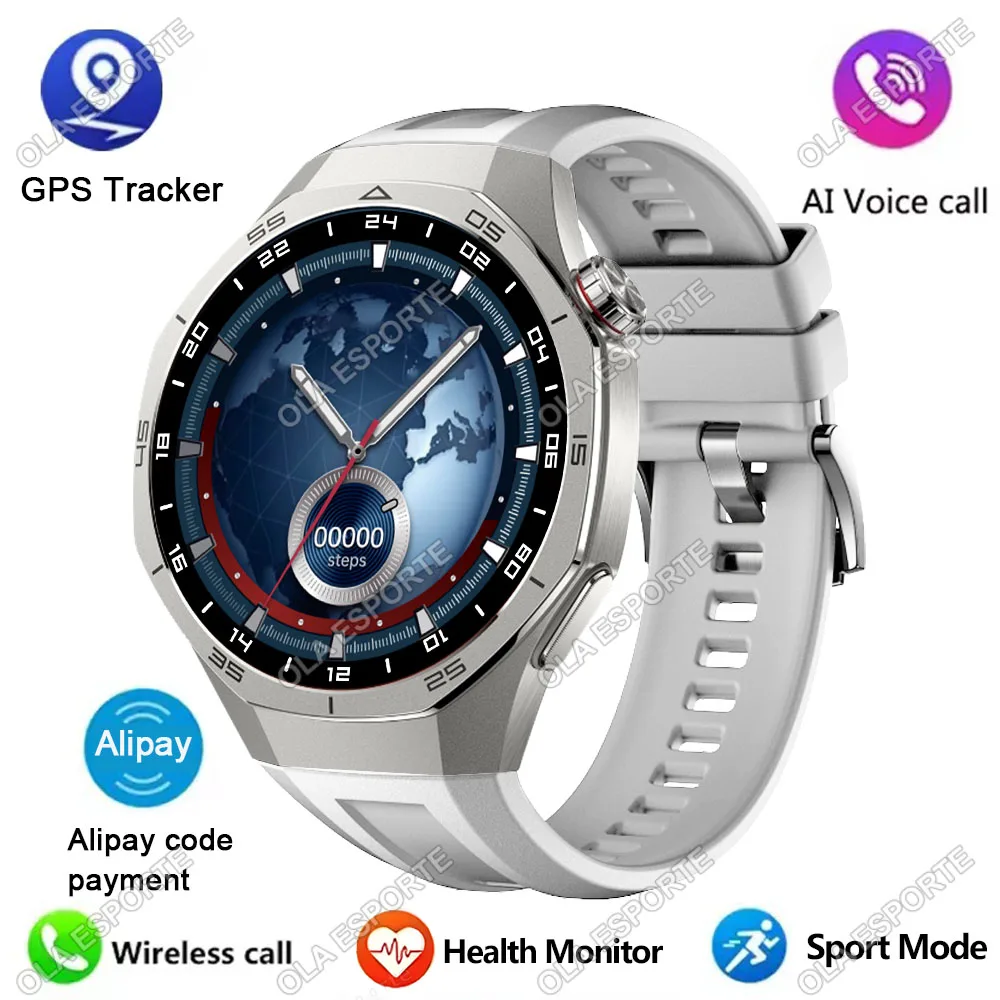 Smart Watch Men With Amoled Screen Gps Heart Rate Bluetooth Calls_voghion.com