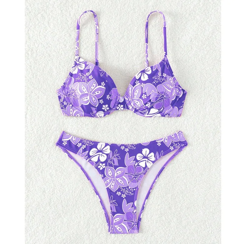 Print sexy bikini's damesbadmode vrouwelijk badpak voor zwemkleding badpakken Braziliaanse bikiniset strandkleding zwembadbader