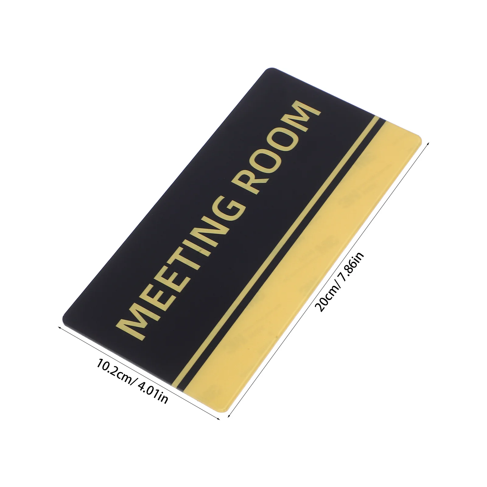 アクリル製会議室ドアサイン スタイリッシュなデザイン オフィス装飾 会議用プライバシーサイン 簡単設置 オフィス装飾