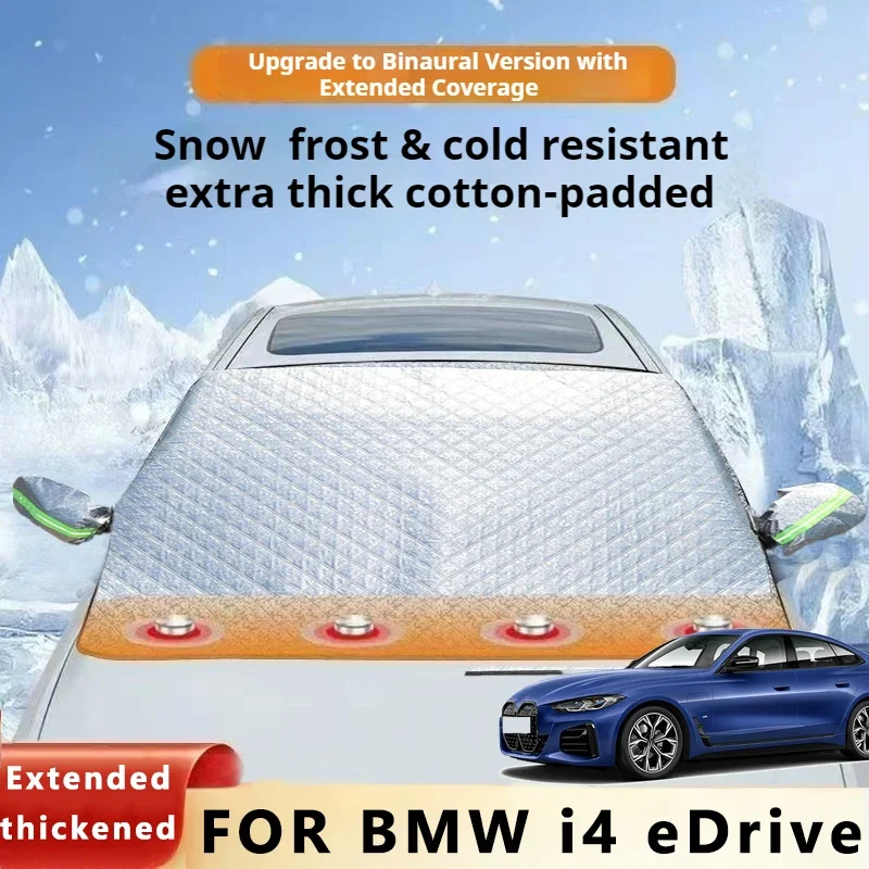 

Thickened Car Now Sunshade Windshield Cover With 5/9 Magnets UV Protection Anti Snow Sunlight For BMW I4 EDrive 40 G26