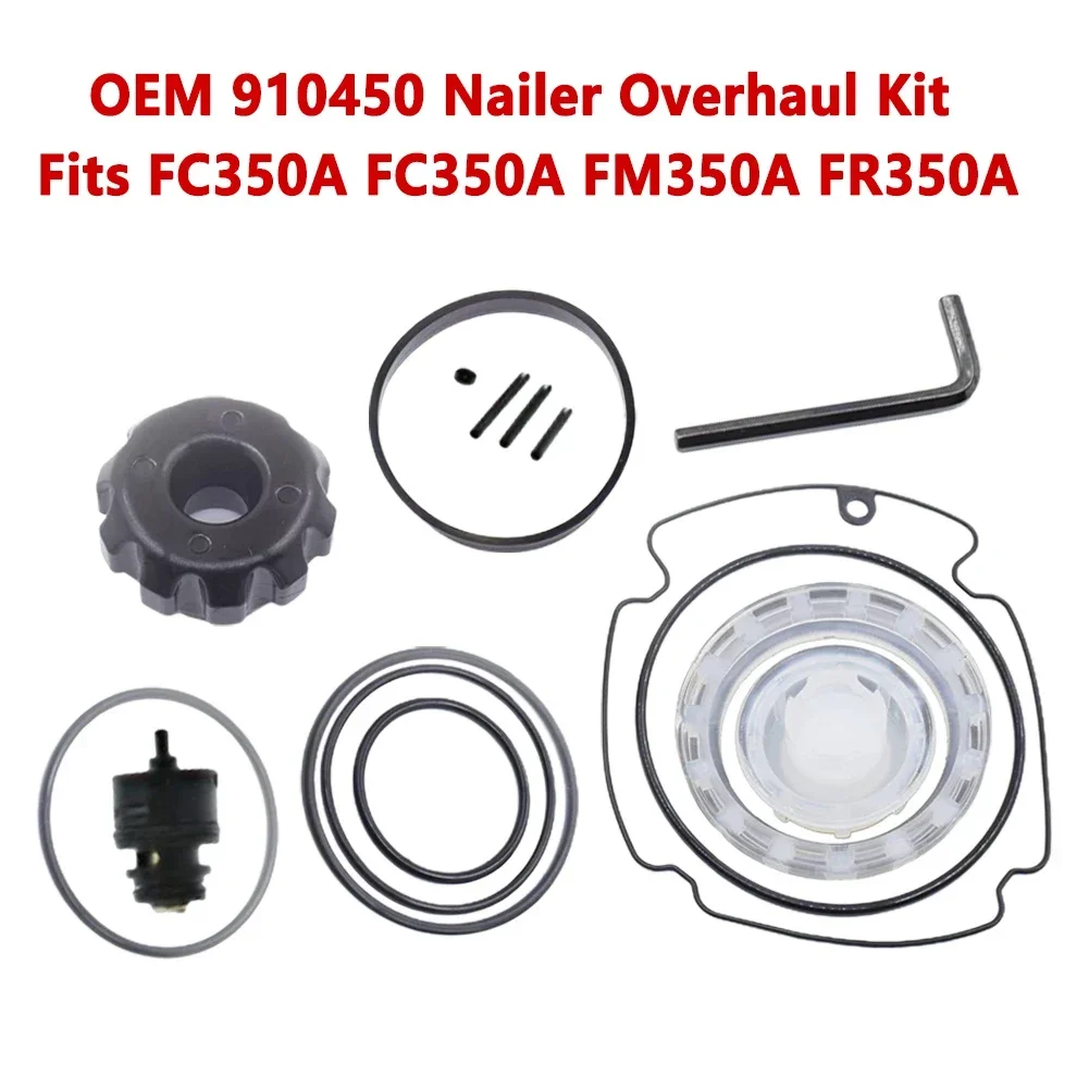 Imagem -02 - para Oem Porter-cable 910450 Kits de Revisão de Nailer para Oem Fc350a Fc350a Fm350a Fr350a Kit de Reconstrução Peças de Reposição Kits de Anel o