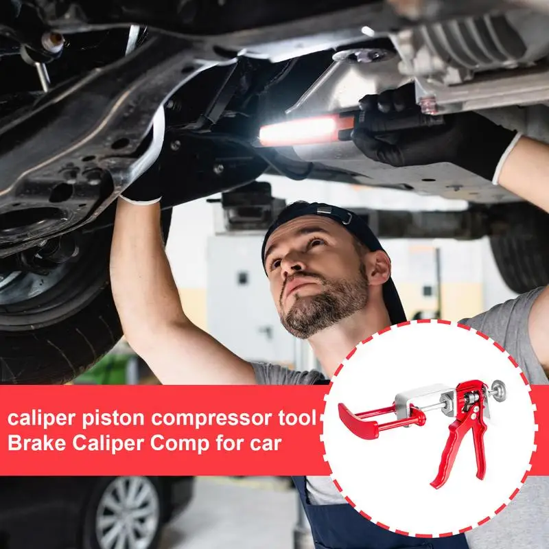 

Caliper Compression Tool Brake Compressor Tool Disc Separator Heavy Duty Piston Spreader For Most Vehicles And Trucks