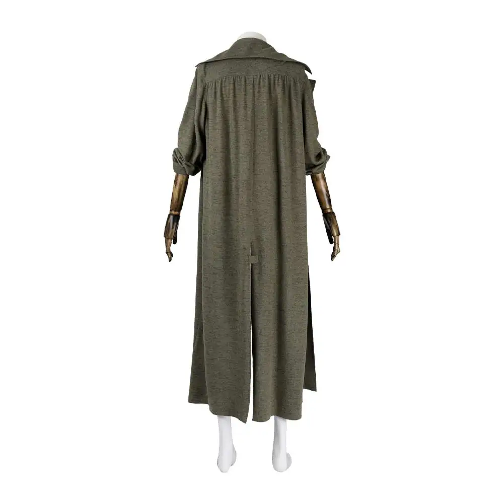 ND-5 Cosplay Long Knitted Jacket Game Outlaws Daily Costume Trench Coat Belt for Men Outfits Halloween Carnival Party Suit