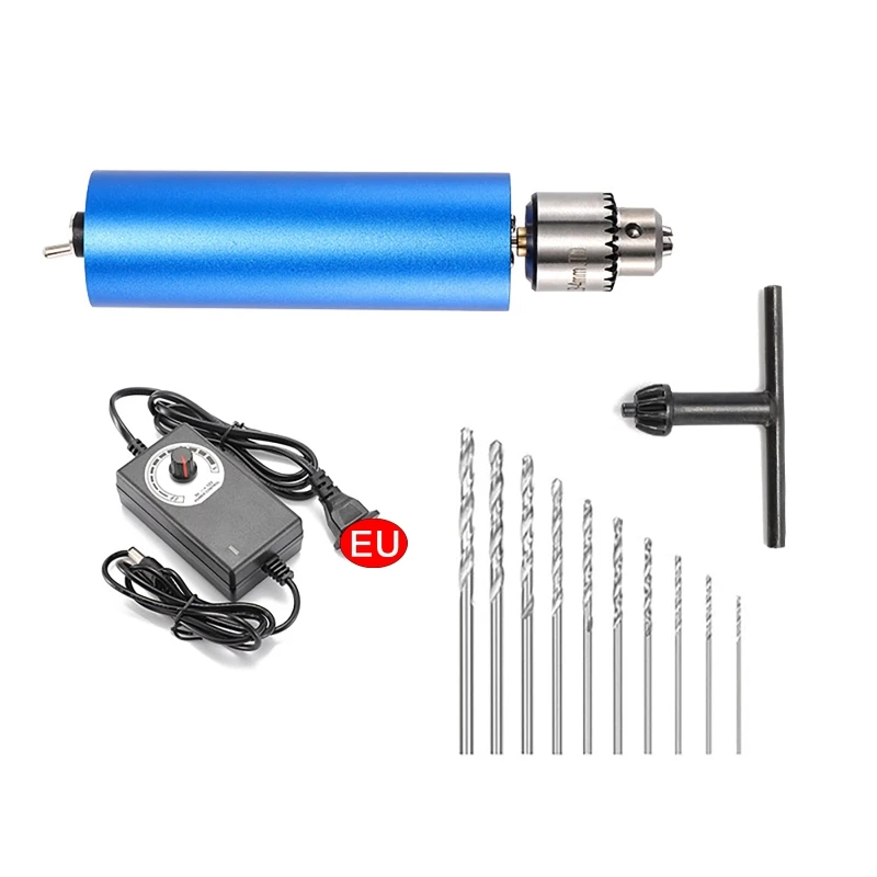 220V 13000rpm Stepless Speed-adjustable Handheld Mini Metal Electric Grinder Multifunct Polishing and Engraving Electric Drill