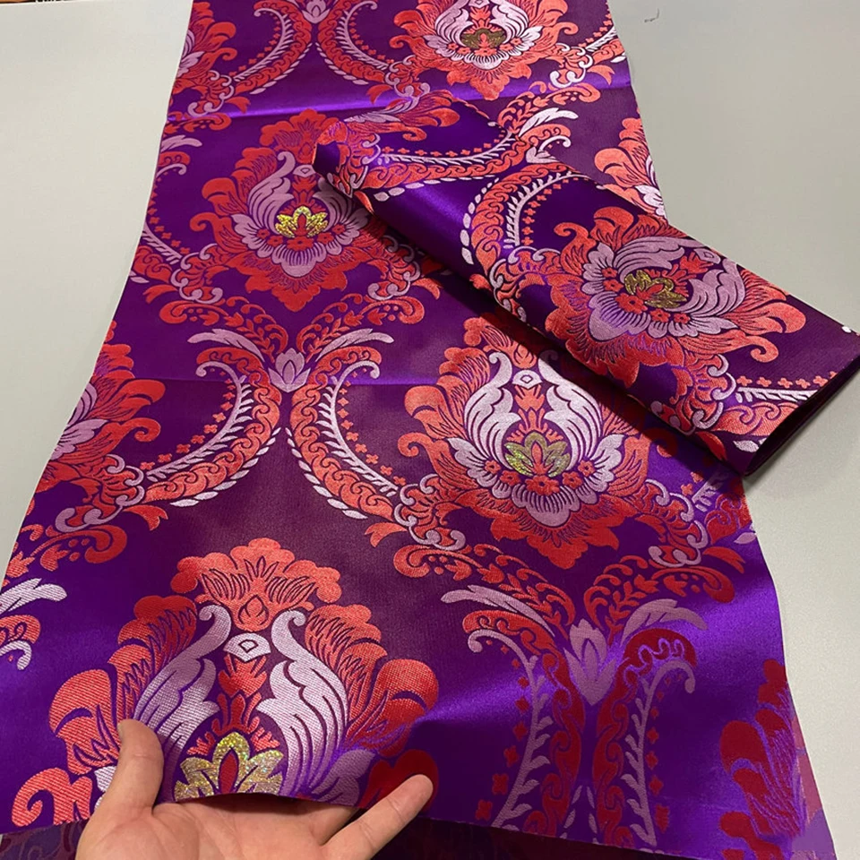 

Embroidered Swiss Damask African Gele Set 2pcs -Luxury Sego Headtie Fabric for Women's Wedding, Birthday & Celebration TXH-22-10