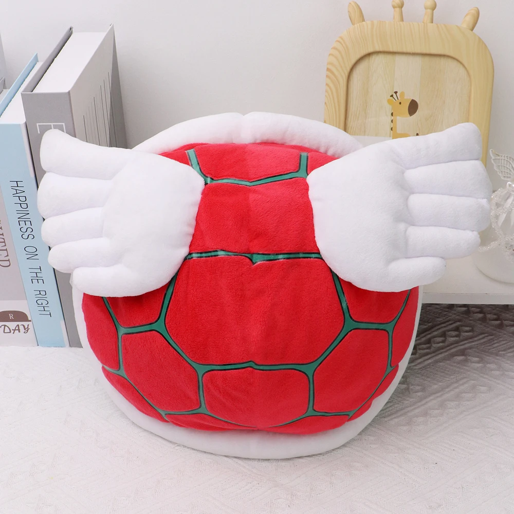Mochila de Peluche Bowser Lemmy Turtle, Bolsa de Almacenamiento Pequeña para Estudiantes con Alas, Accesorios de Cosplay de Anime, Regalo de Navidad