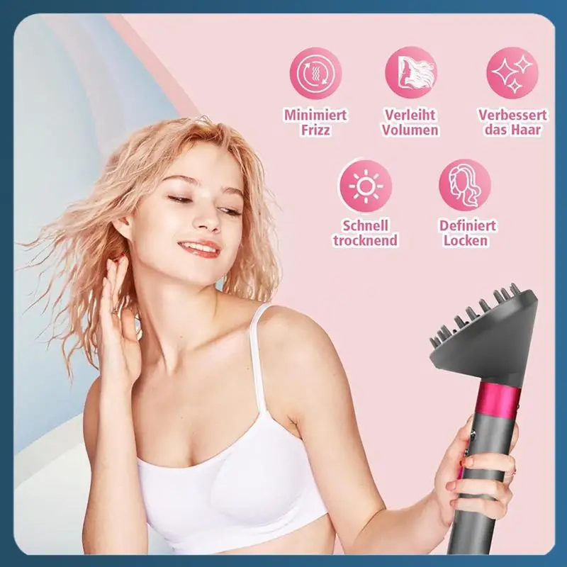 

N10R-диффузор, щипцы для завивки волос, конвертирующие для Dyson Airwrap HS05 HS03 HS01, насадка-диффузор для фена