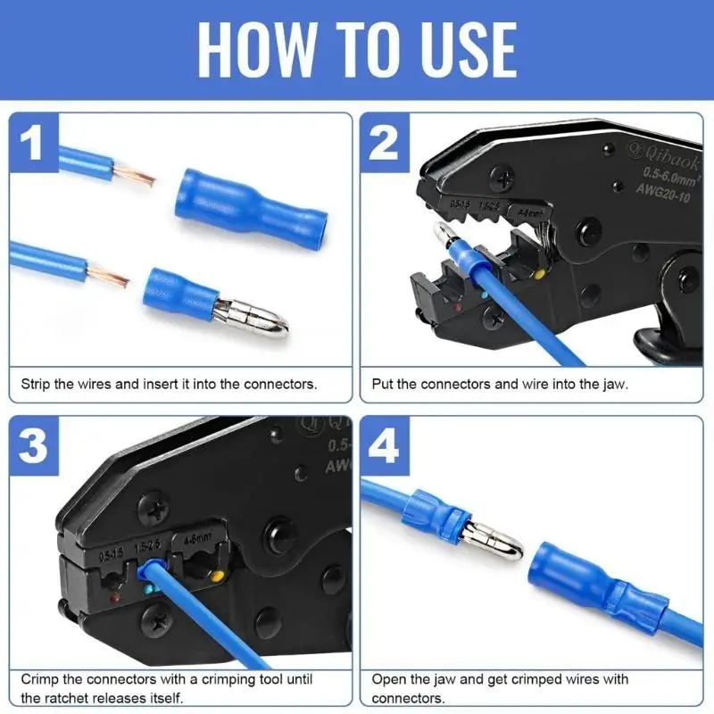 652F Hand 120pcs Wiring Solution Wire Connectors Set Convenient Efficient Terminals