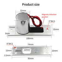 Waterproof Lock Gate Access Control System Fail Safe Electric Magnetic Glass Door Drop Bolt Deadbolt Smart Electronic Door Lock 3