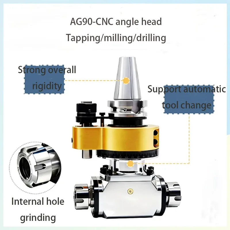 CNC Machine Tool Angle Right Angle Device BT50 BT30 BT40 ER32 25 16 Multi-Specification Lateral Machining Accessories