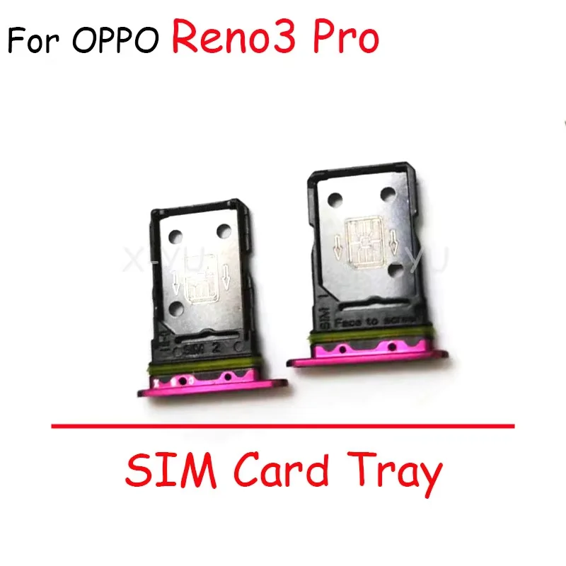 สําหรับ OPPO Reno Reno2 Reno3 Reno4 Pro Lite SE F 2Z Sim & SD ถาดใส่การ์ดอะแดปเตอร์เปลี่ยนส่วน