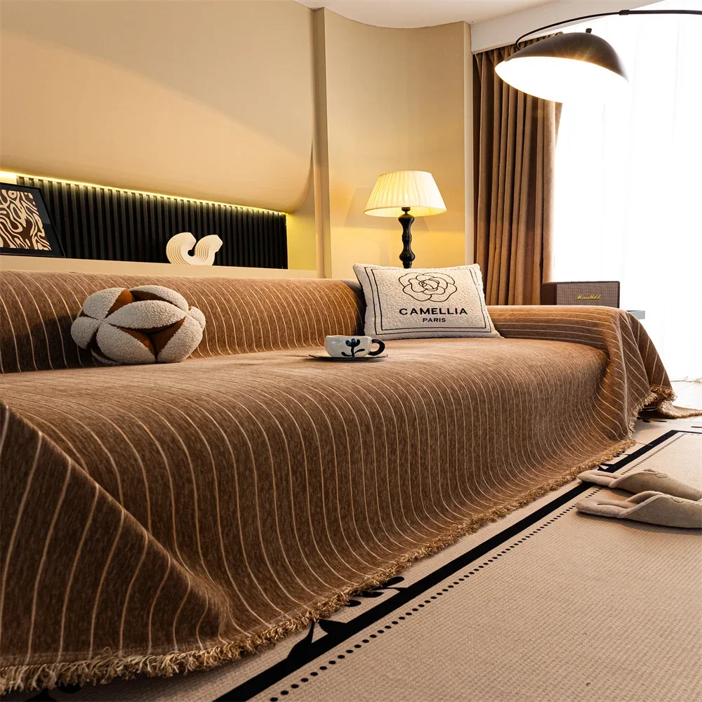 

Autumn and Winter New Cream Wind Sofa Cover Cloth Towel Chenille Non-slip Waterproof Sofa Cushion Anti-cat Scratch a Sofa Towel
