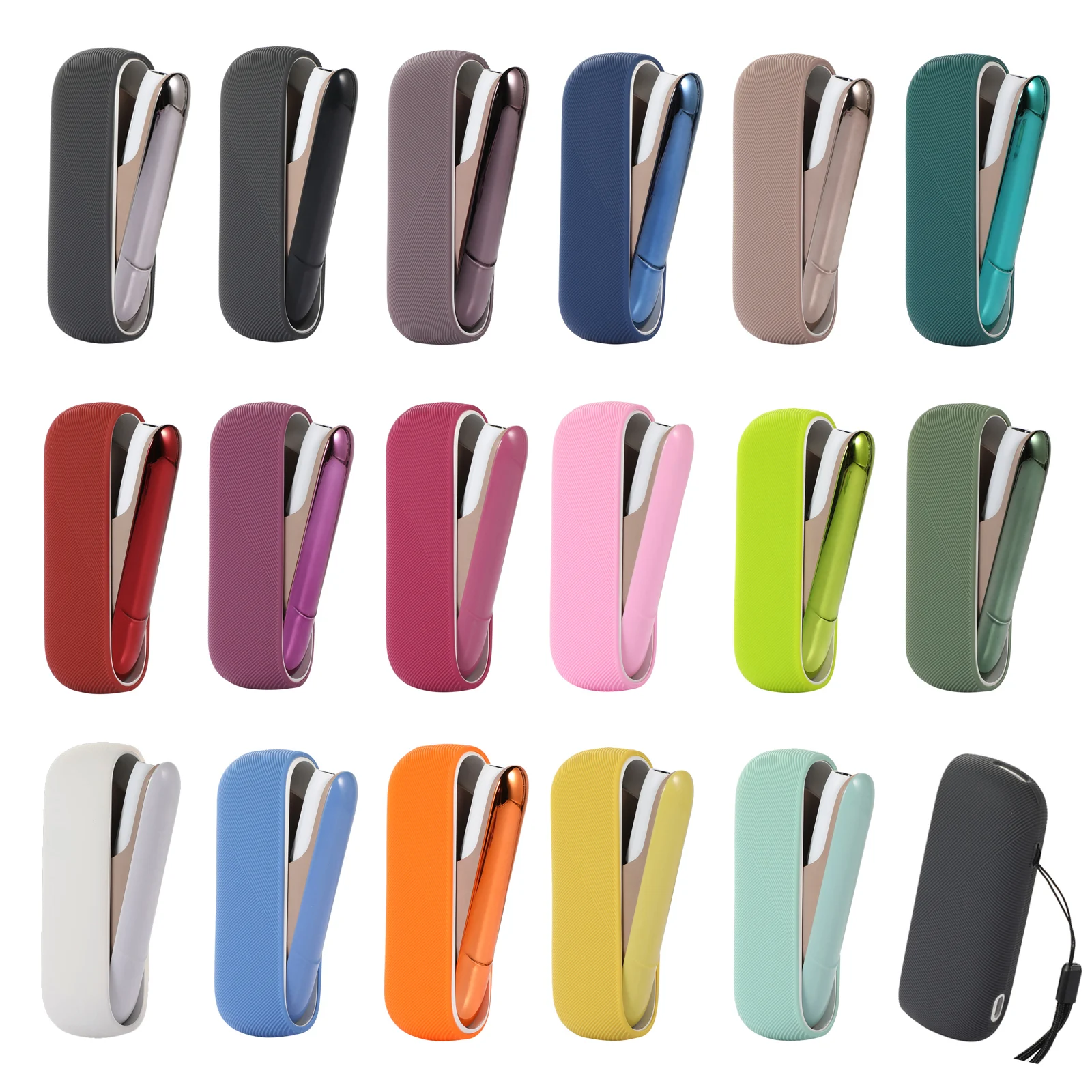 18 Colors New Design High Quality Silicone Case for IQOS 3 Duo Full Protective Case Cover for IQOS 3.0 Duo Accessories