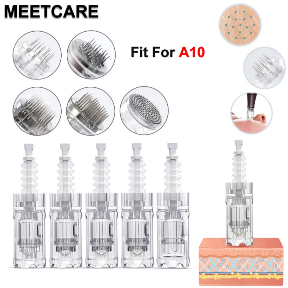 Cartucho de Agulhas Dr.Pen A10 12pin 24pin 36pin 42pin Redondo Nano para Caneta Derma Microneedle Dr.Pen A10 Automática Antiacne, Cicatrizes e Redução de Poros