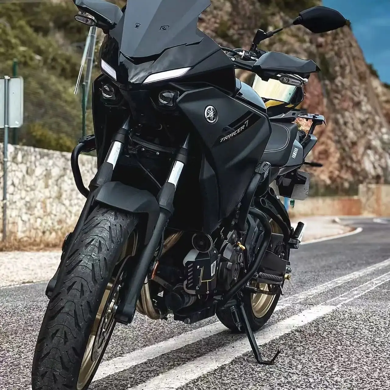 For YAMAHA Tracer 7 Engine Guards Crash Bar Frame Protectors Bumpers Motorcycle Accessories 2021-2025 Highway Safety Equipment