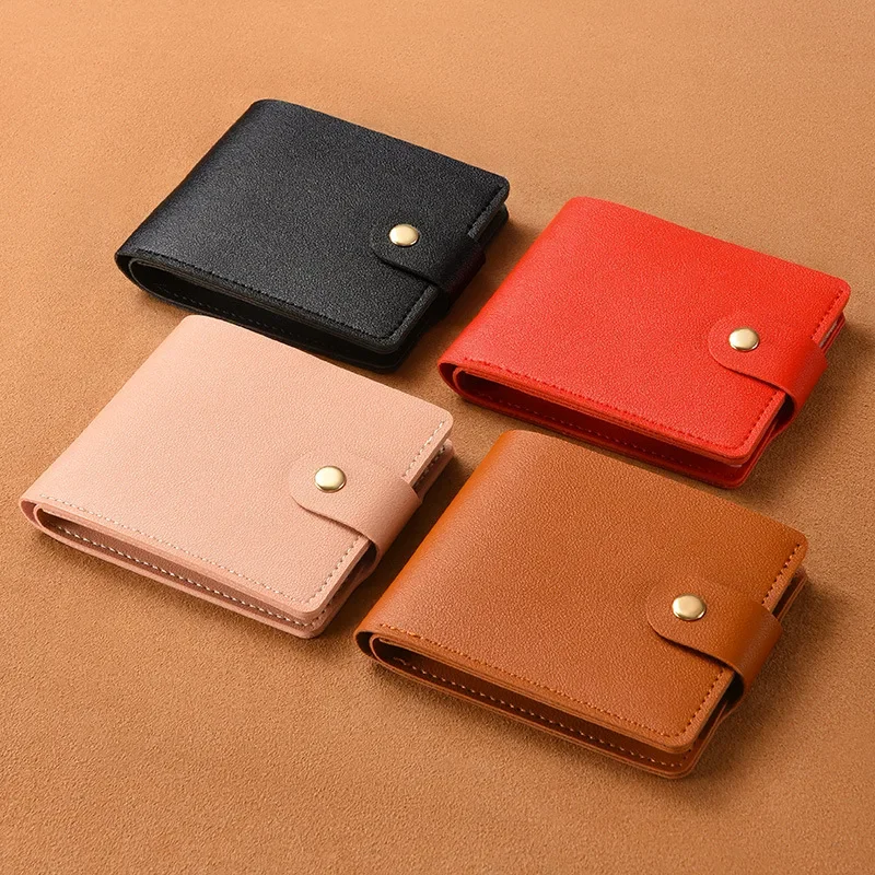 غلق بمشبك عملة المحفظة حامل بطاقة الائتمان معرف حامل رخصة القيادة محفظة قصيرة للمرأة المحفظة رقيقة مشبك محفظة قابلة للطي #3