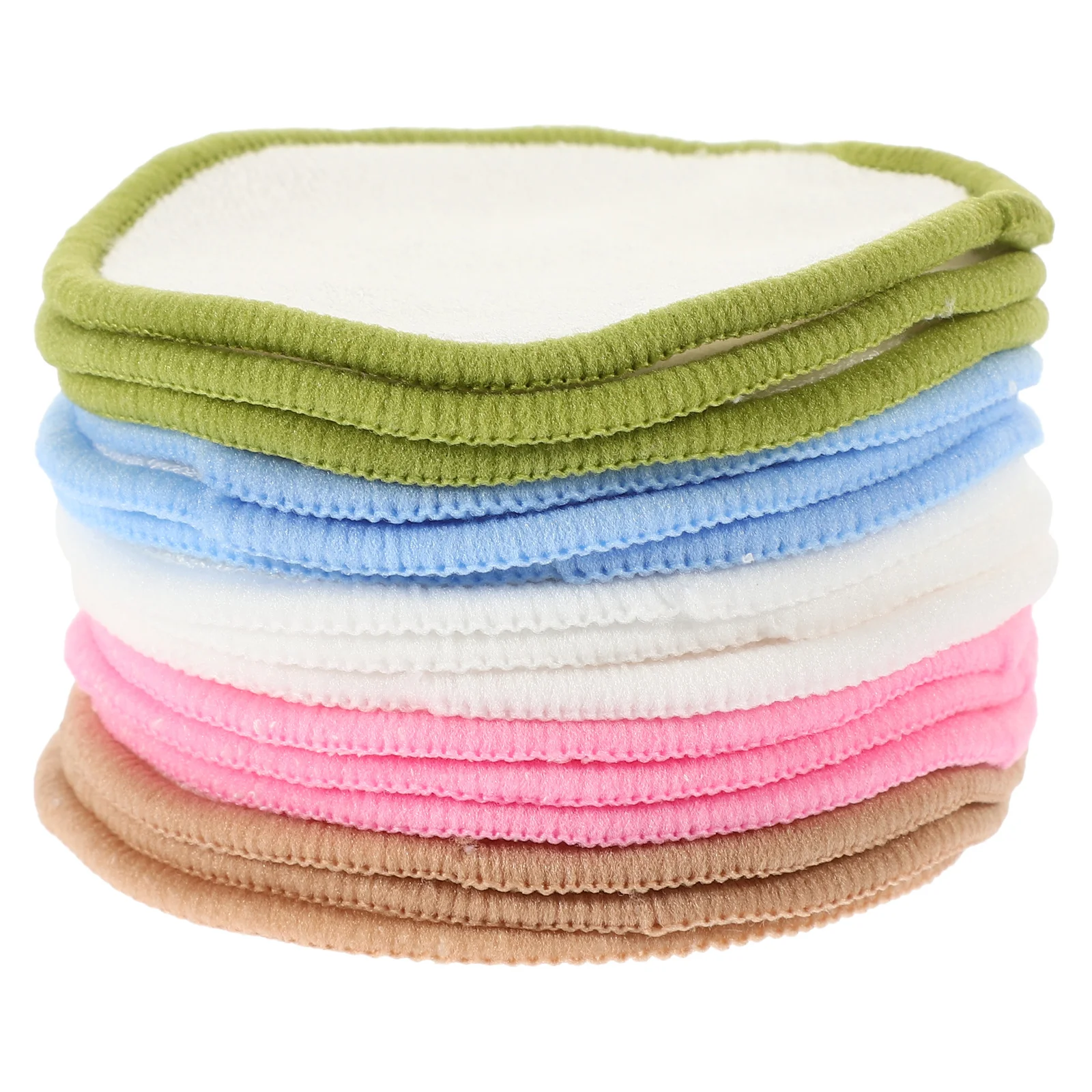 15 pezzi tamponi struccanti riutilizzabili panni per la pulizia del viso esfoliazione delicata per la cura quotidiana della pelle in viaggio compagno detergente