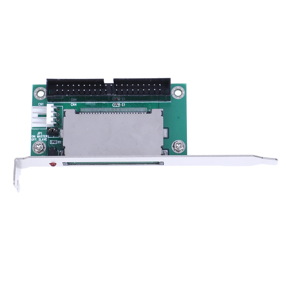 1PC 40-Pin CF Compact Flash Card To 3.5 IDE Converter Adapter PCI Bracket Back Panel.