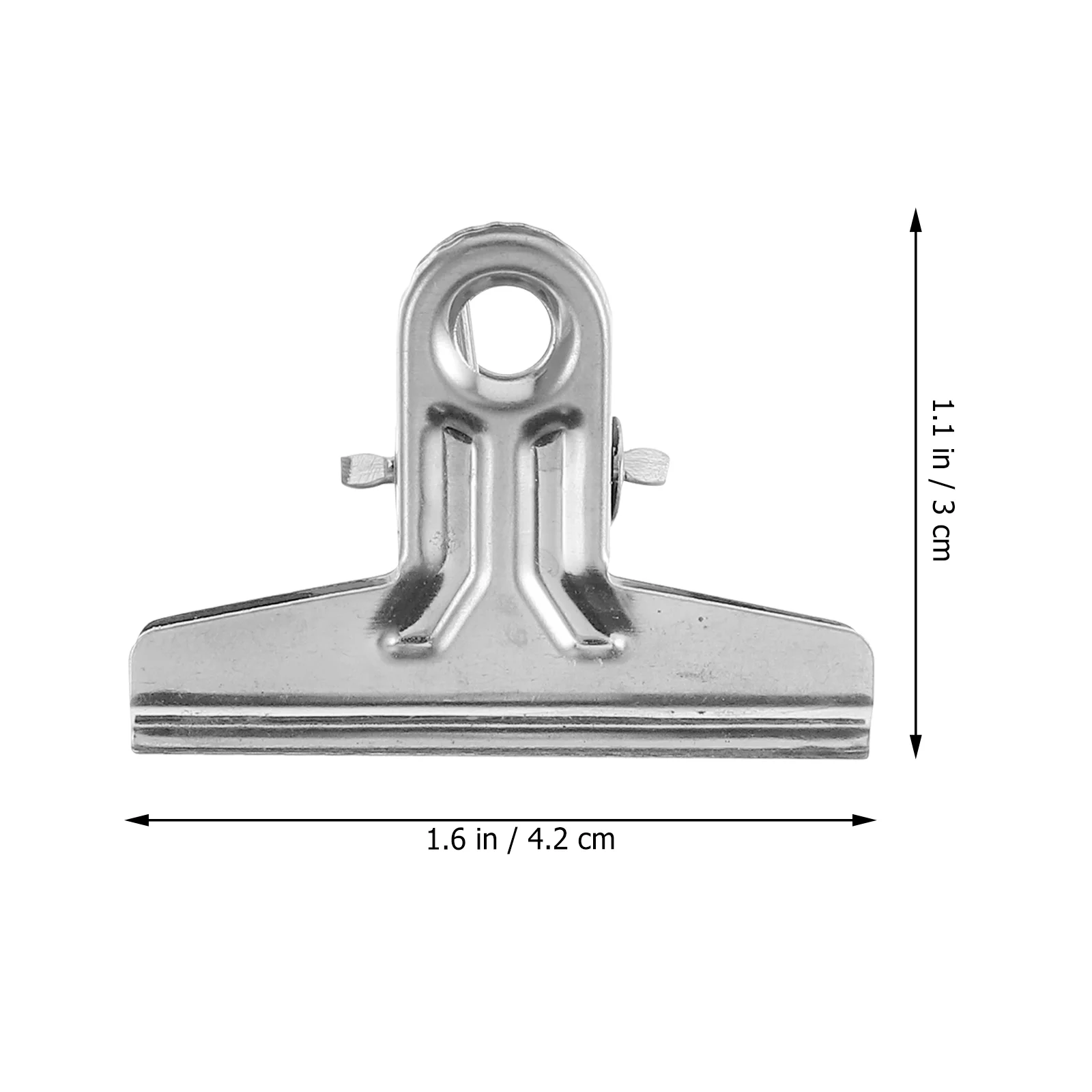 Clips de almacenamiento de dinero, carpeta portátil de acero inoxidable para fijación de billetes gigantes grandes al aire libre, 25 uds.