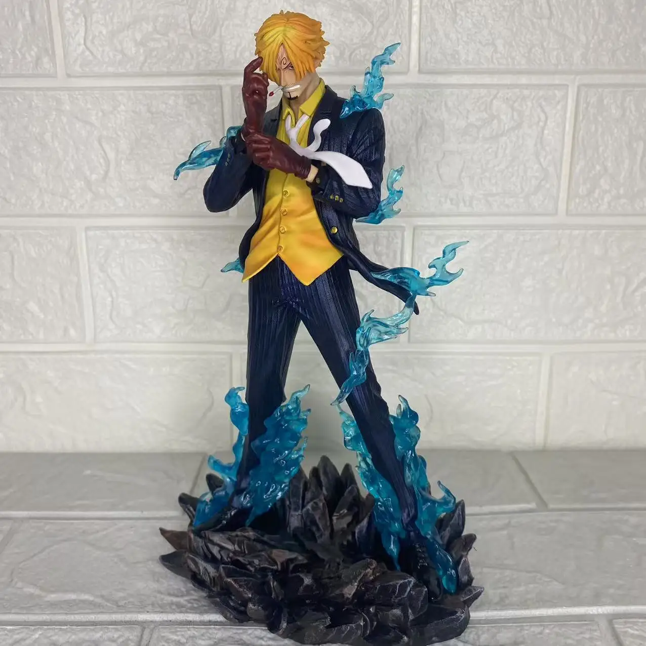 

24CM Anime ONE PIECE Figure Sanji Action Figures Pvc Statue Desktop Ornamen Model Toys Gifts