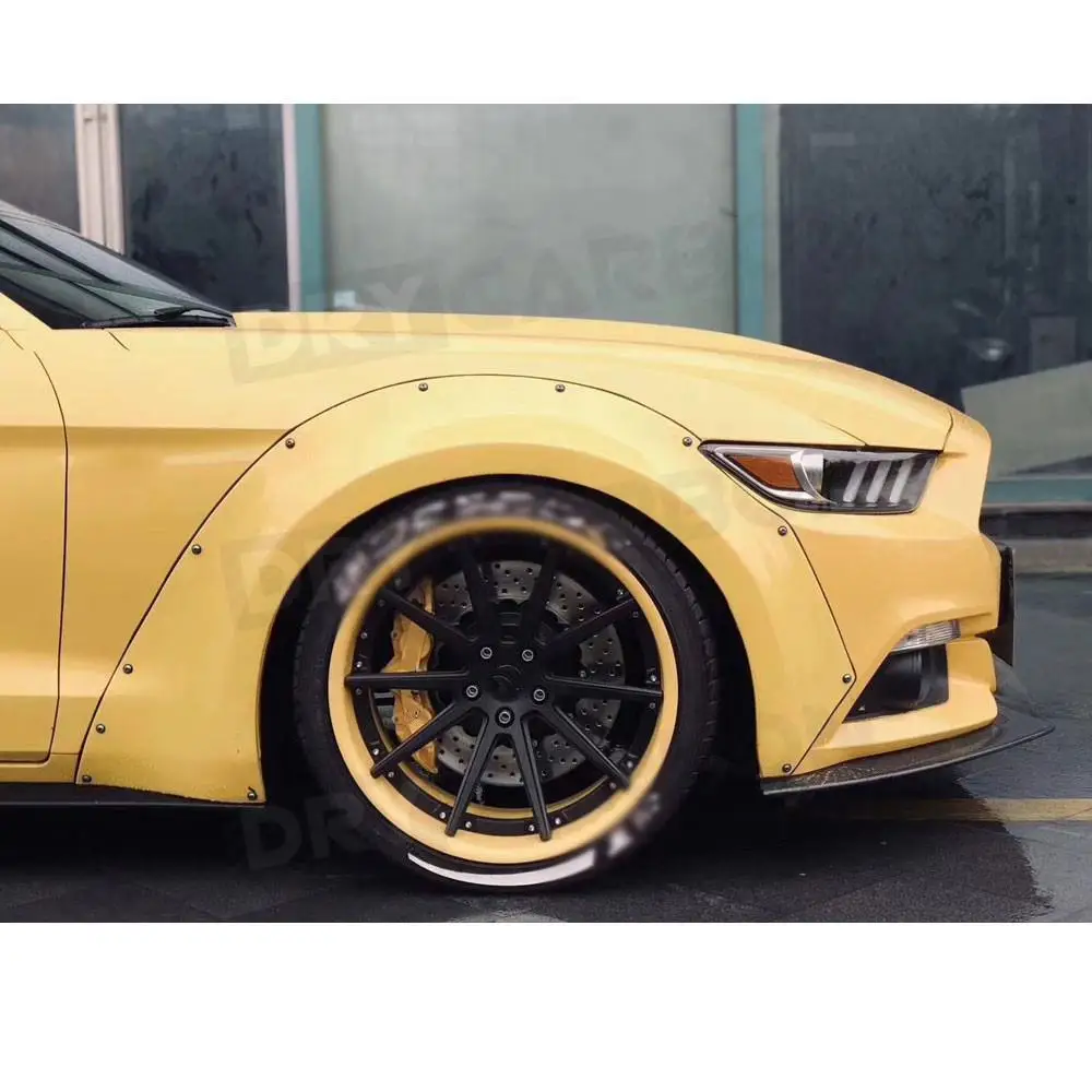 4 Teile/satz Auto Breite Rad Augenbraue Arc Kotflügel Schmutzfänger Kotflügel Abdeckungen Body Kits für Ford Mustang Coupe 2015-2019 zubehör