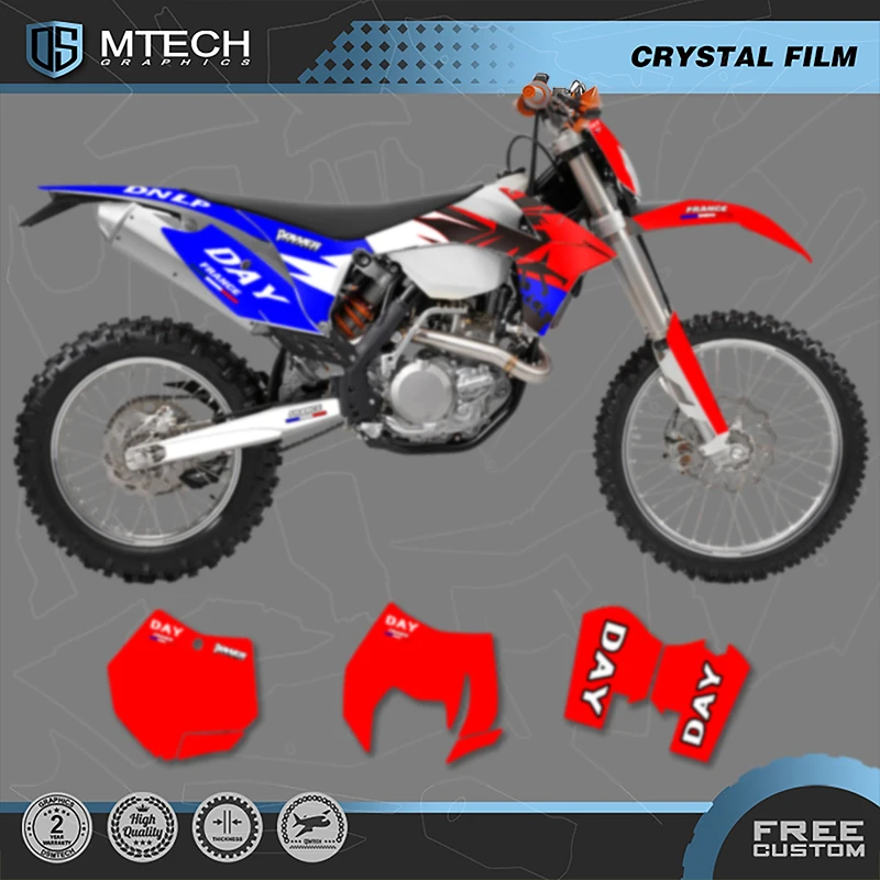 

DSMTECH Motorcycle Graphics Background for KTM 2012 2013 EXC 2011 2012 SX SXF 125 250 300 450 Decals Stickers Kits 003
