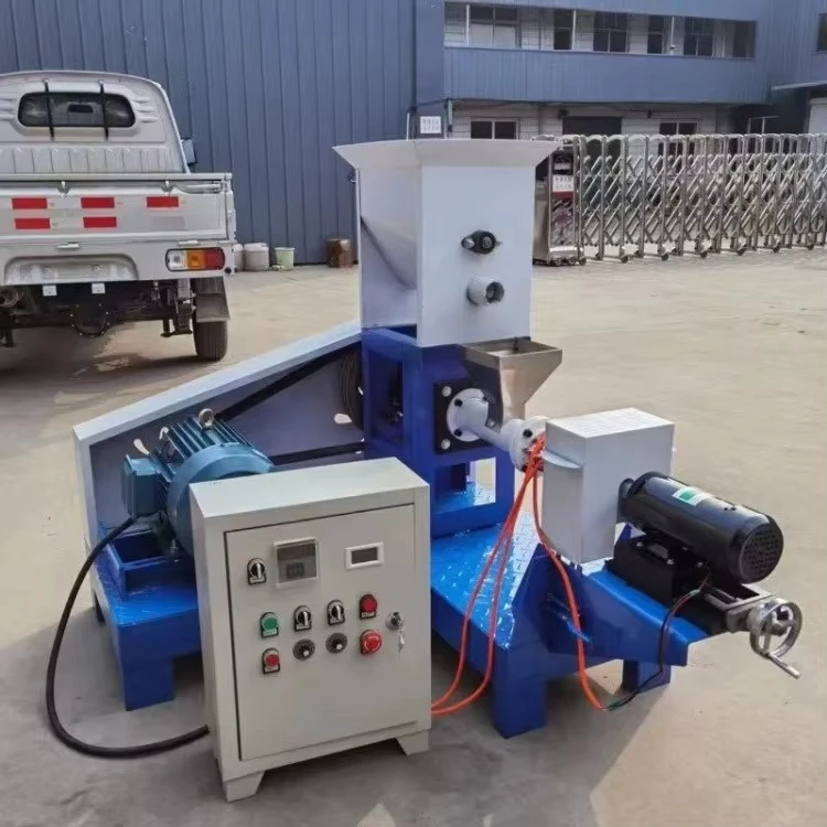 New products, fish farming industry, floating fish feed pellet extruder manufacturing equipment production line