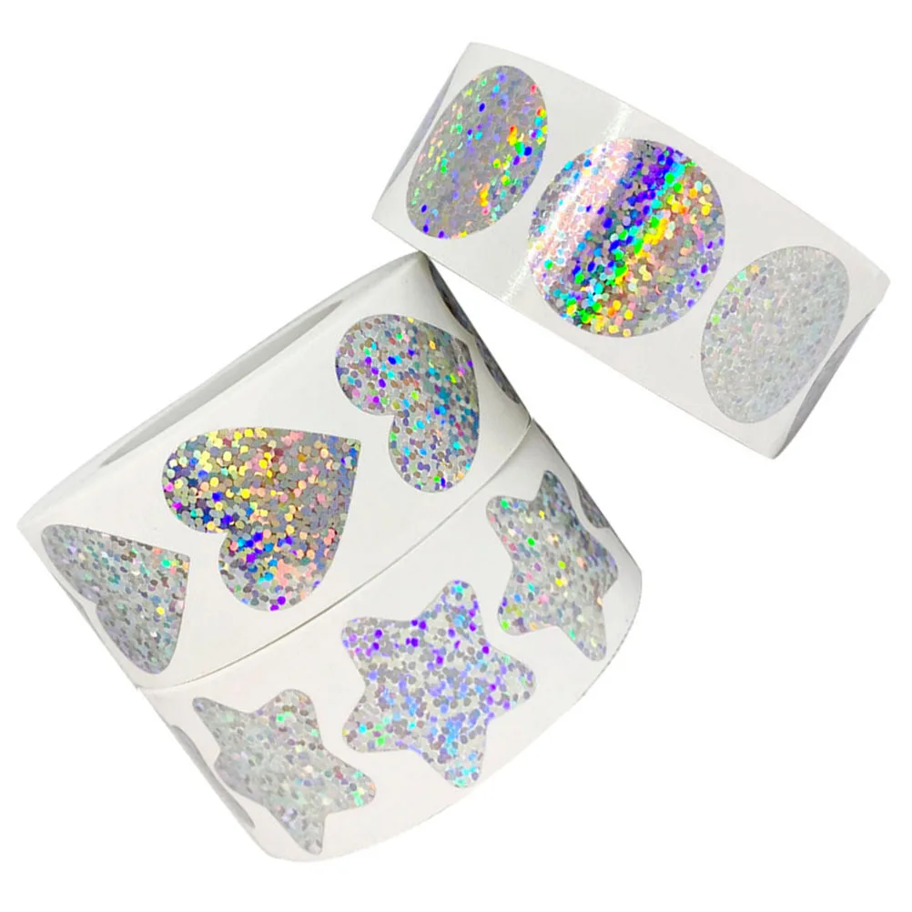 3 Rolls Portable Reward Stickers Decorative School Stickers for Kids Shirts Gifts and Event Items Convenient Sticker Rolls