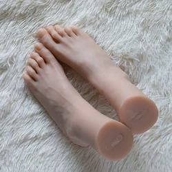 Manichino cucito regolabile taglia 39 iarde piedi in Silicone Fetish realistico manichino donna donna corpo calze a mano reali falso