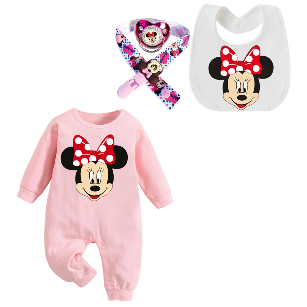 Kawaii Minnie Bebek Yorgan Şiş - Baby Food Apron incelemesi ve fiyatı