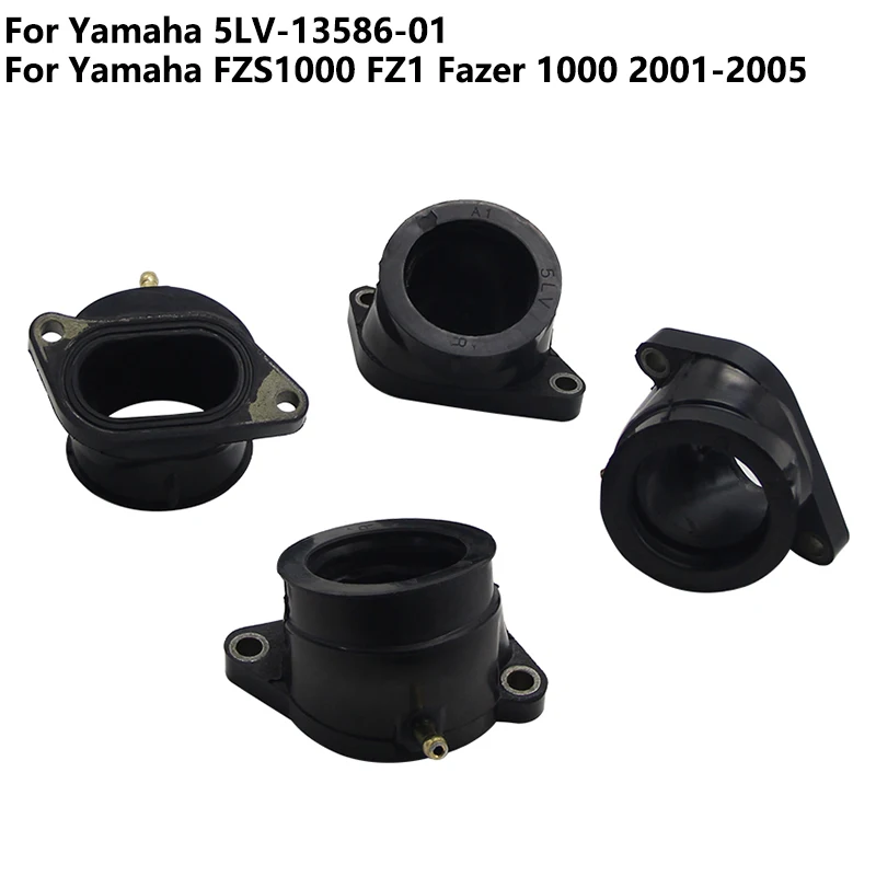 

For Yamaha FZS1000 FZ1 Fazer 1000 2001 2002 2003 20042005 5LV-13586-01 4pcs Motorcycle Carburetor Interface Manifold Intake Glue