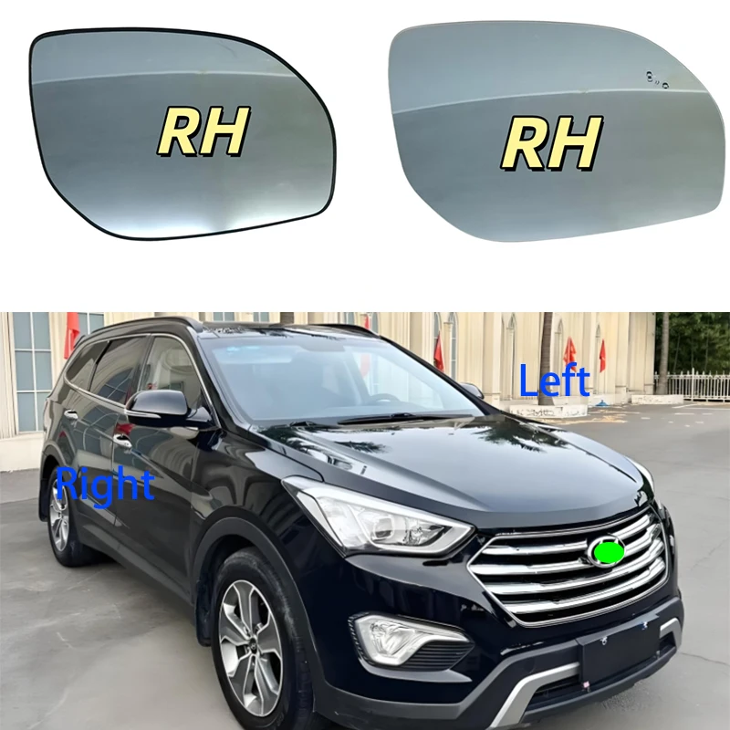 

Для Hyundai Grand Santa Fe/Max Cruz 2013-2019 автоматическое заднее зеркало с подогревом для слепых зон, стеклянная крышка, рамка, указатель поворота, лампа