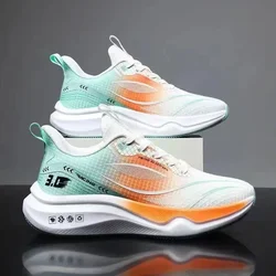 Men's Sneakers Breathable Casual Shoes Men Outdoor Mesh Running Shoes Lightweight Shock Absorption Soft Soled Shoes Tenis Hombre