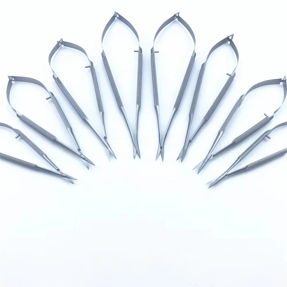 Stainless Steel Precision Fine‑Tip Micro Scissors Cutting Shears for Lab Hobby Research Work