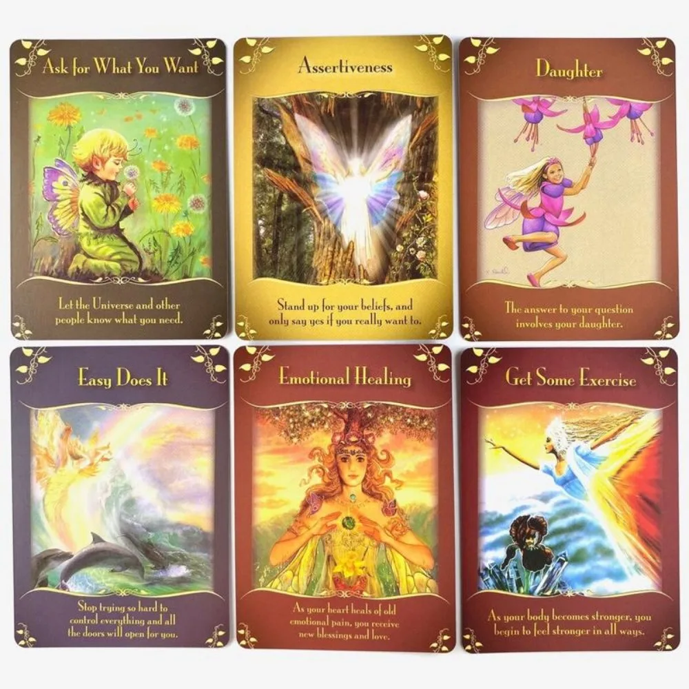 Magical Messages From The Fairies Oracle Cards Leisure Party Table Fortune-telling Prophecy Tarot Deck 11*6.5cm