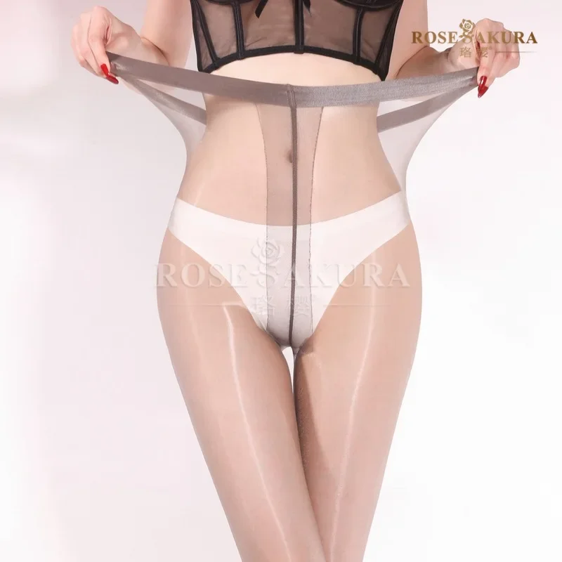 

Cherry Blossom8256Aurora Series ShinyTCrotch Сексуальные чулки Шелковистые блестящие закрытые колготки Ультратонкие черные прозрачные