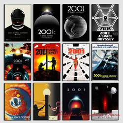 2001 A Space Odyssey Posters Classic Sci-fi Movie Prints Art Canvas Painting Art Wall Pictures Room Decoration Aesthetic Obrazy